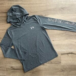Under Armour Hooded Shirt Boys Size Large
